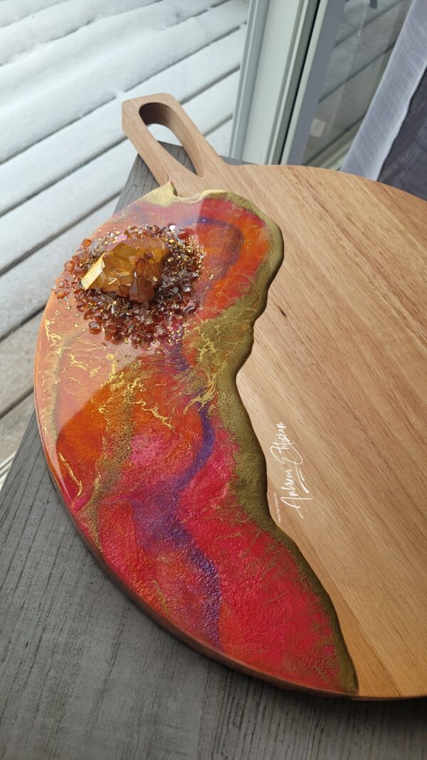 Citrine Aura Crystal Board
